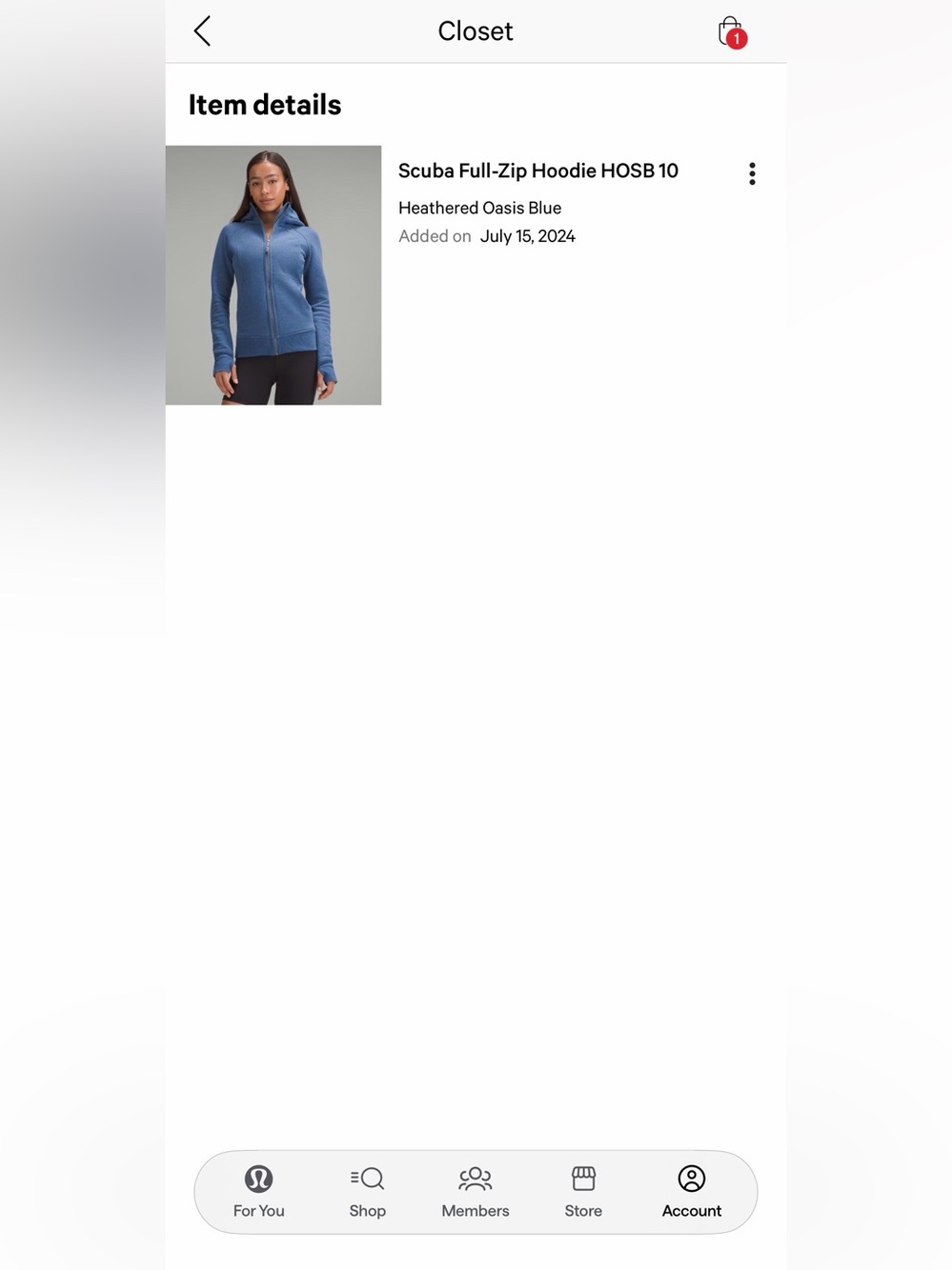 đź’™FREE SHIPPING đź’™Lululemon Scuba Full-Zip Hoodie - Picture 16 of 16